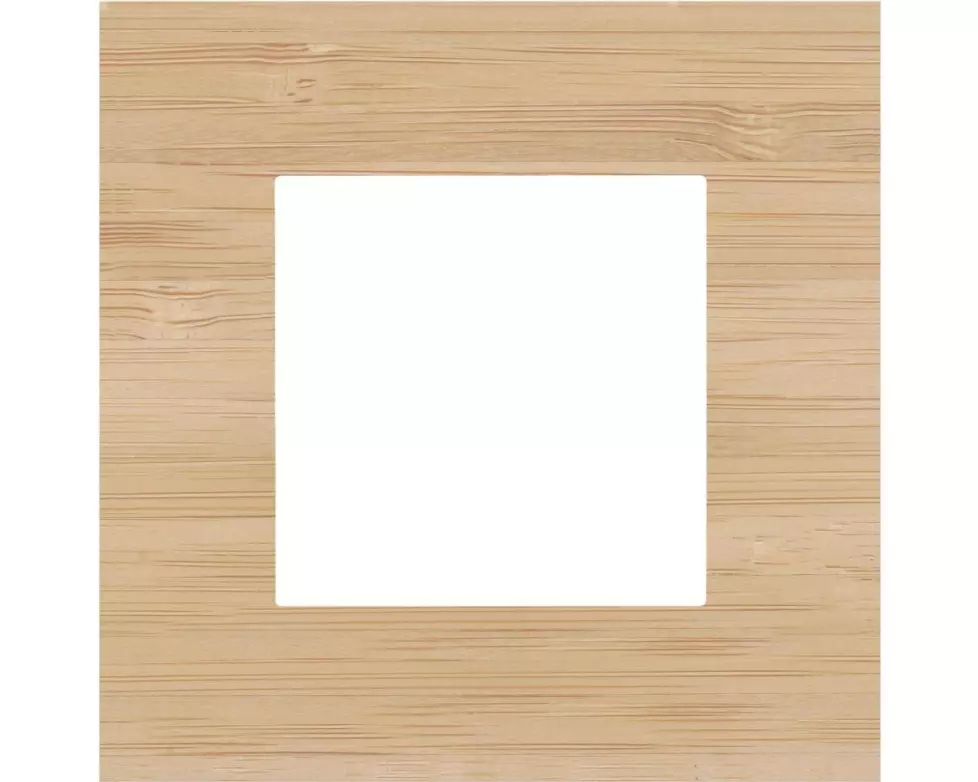 NIKO Abdeckrahmen Pure, 1-fach, Bambus