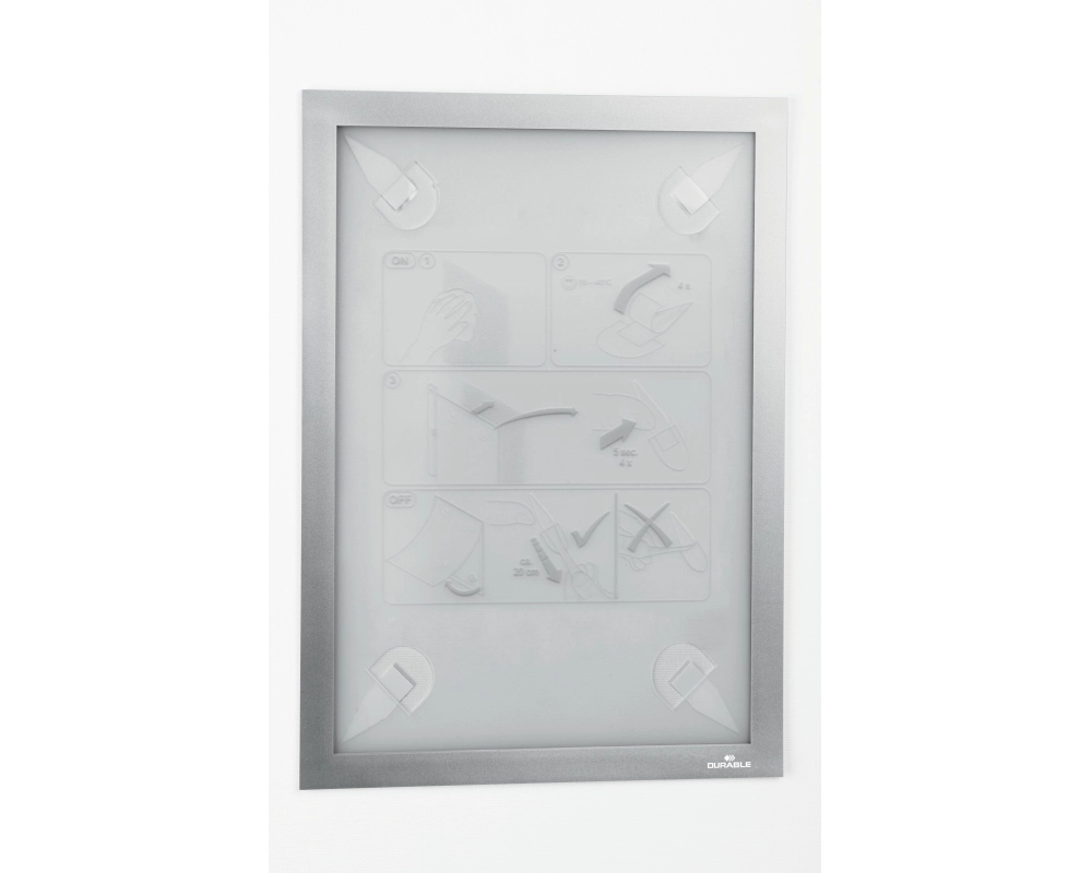 DURABLE Duraframe Wallpaper A4 484323 silber