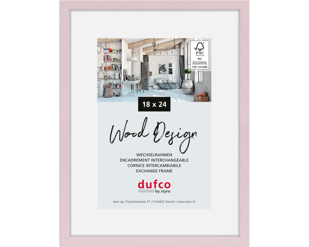 DUFCO Bilderrahmen Hay 18x24cm 1610.81083 hellrosa