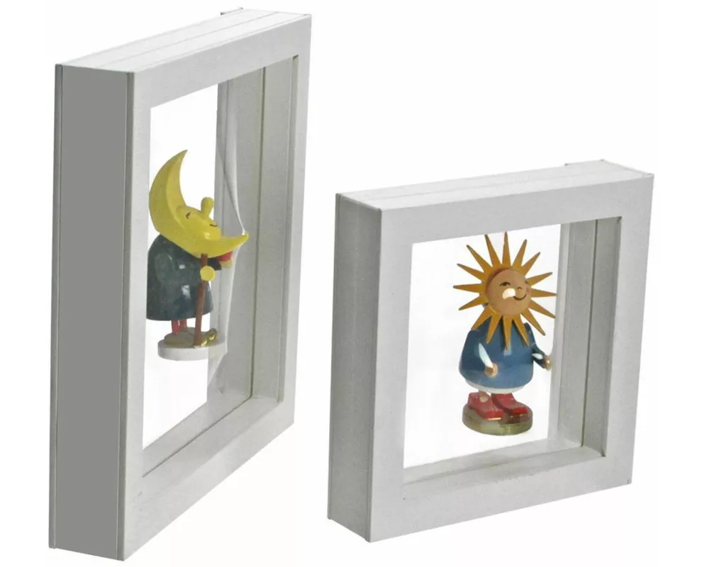 Schweberahmen weiß 18 x 18 cm