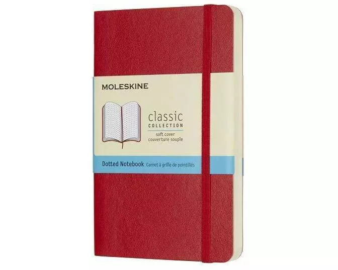 Moleskine Scrlet Red Pckt Dtted Ntbk Sft