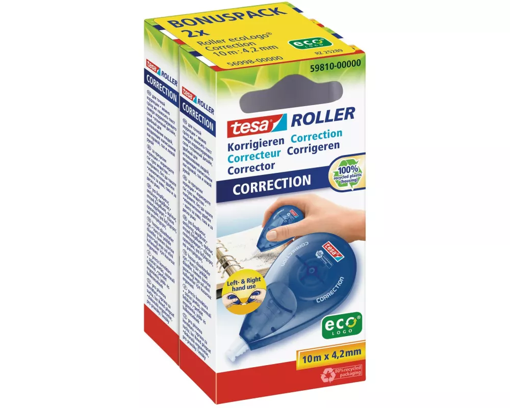 tesa Korrekturroller seitwärts
