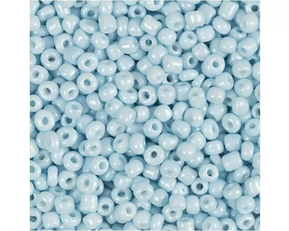 Creativ Company Rocailles-Perlen Glasperlen Hellblau