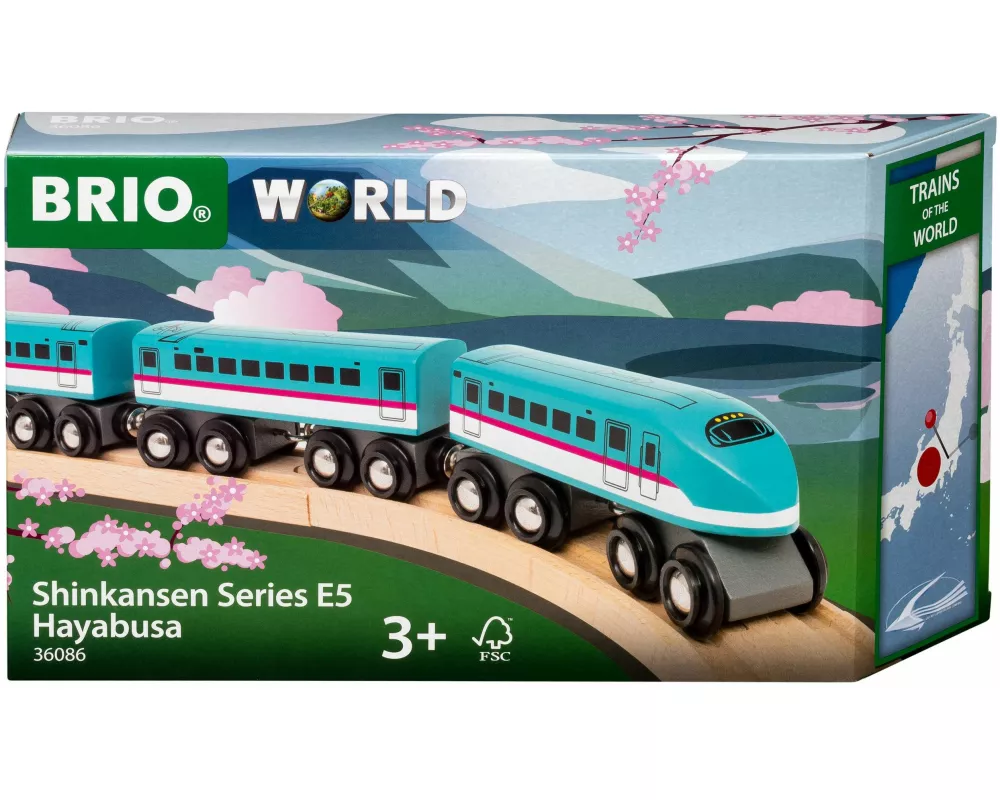 BRIO World - Trains of the World Shinkansen Series E5 Hayabusa Zug