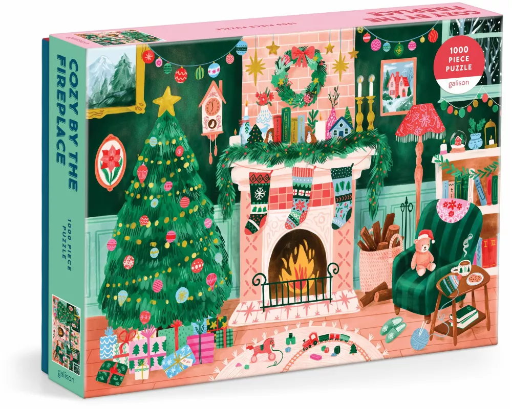 Cozy by the Fireplace 1000 Piece Puzzle