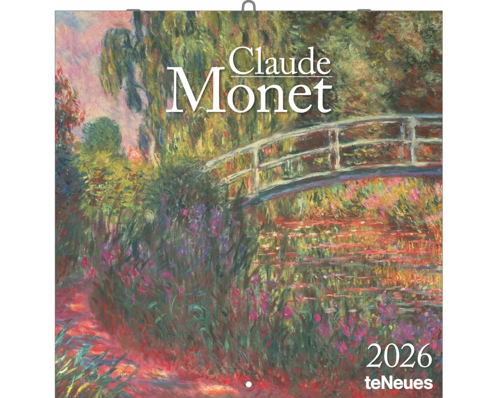 teNeues - Claude Monet 2026 – Kunst-Wandkalender 30x30 cm (30x60 cm geöffnet) | Broschürenkalender mit Meisterwerken für Monet-Fans & Kunstliebhaber