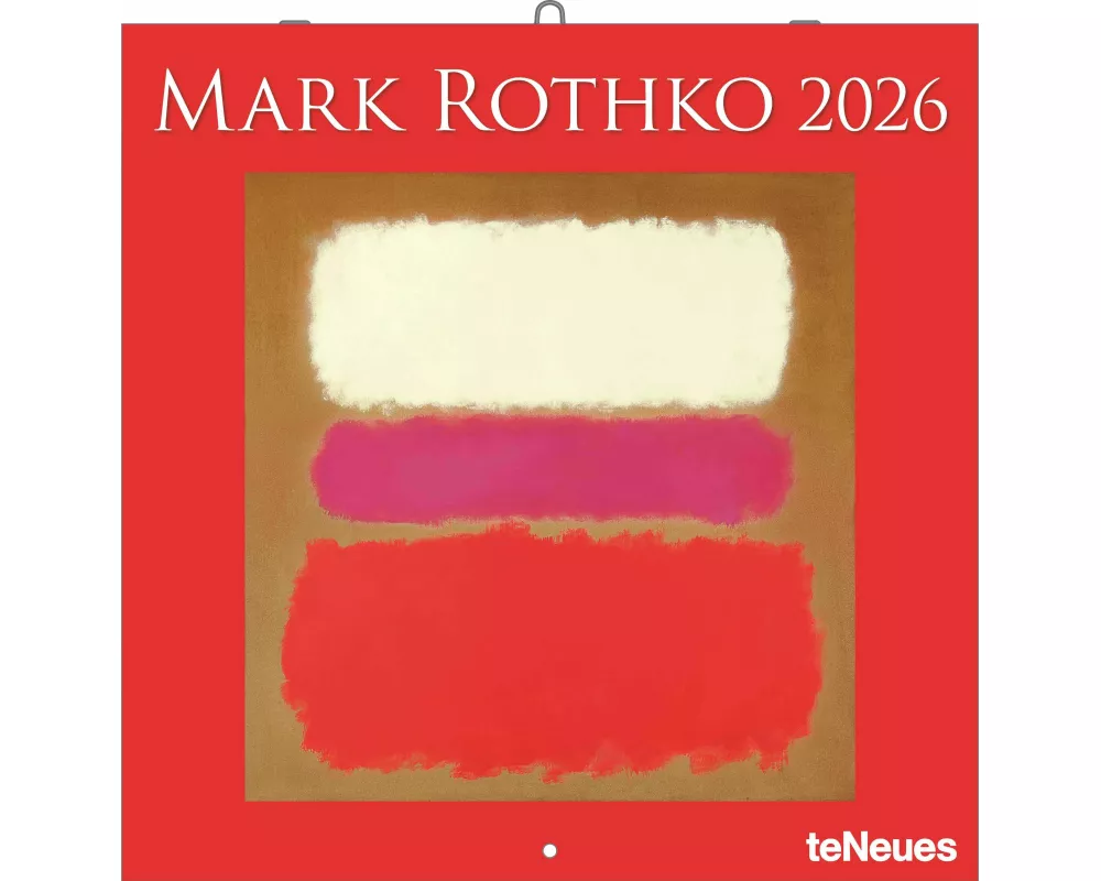 teNeues - Mark Rothko 2026 – Kunst-Wandkalender 30x30 cm (30x60 cm geöffnet) | Broschürenkalender mit Meisterwerken des abstrakten Expressionismus