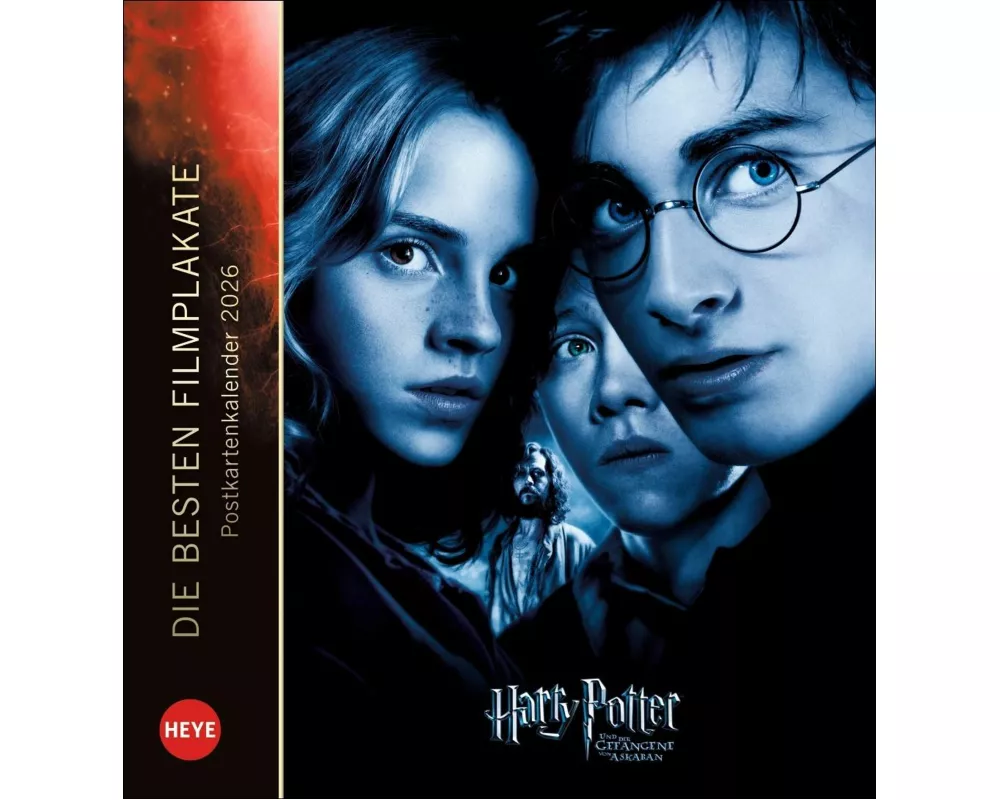 Harry Potter Filmplakate Postkartenkalender 2026