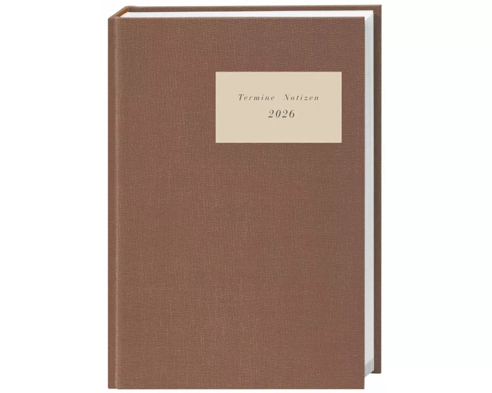 Terminer A5, Leinen sand 2026