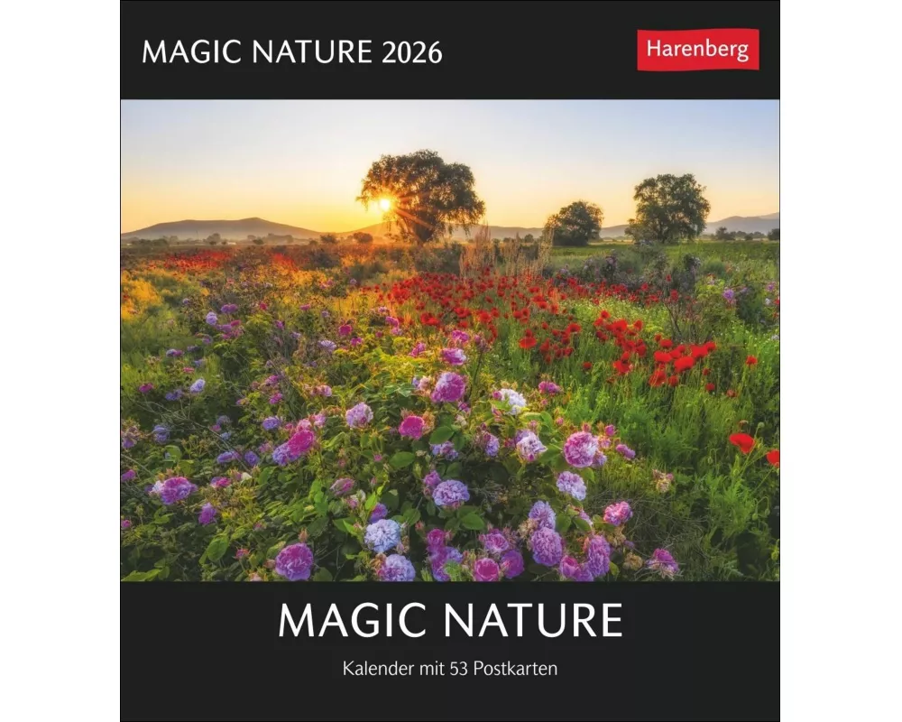 Magic Nature Postkartenkalender Kalender 2026 - Kalender mit 53 Postkarten