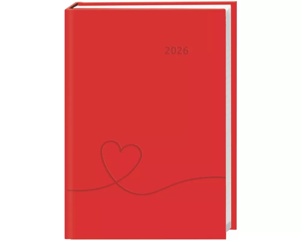 Kalenderbuch A6 koralle 2026