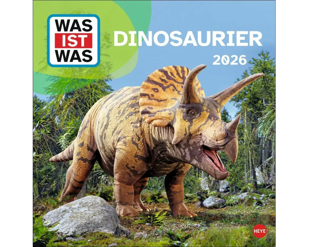 WAS IST WAS Dinosaurier Broschurkalender 2026