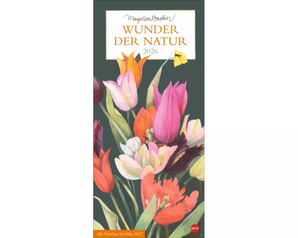Marjolein Bastin: Wunder der Natur Kalender 2026
