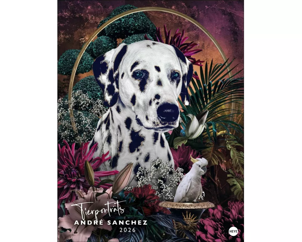 André Sanchez: Tierporträts Posterkalender 2026