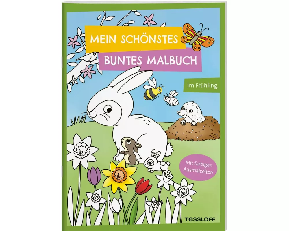 Mein schönstes buntes Malbuch. Im Frühling