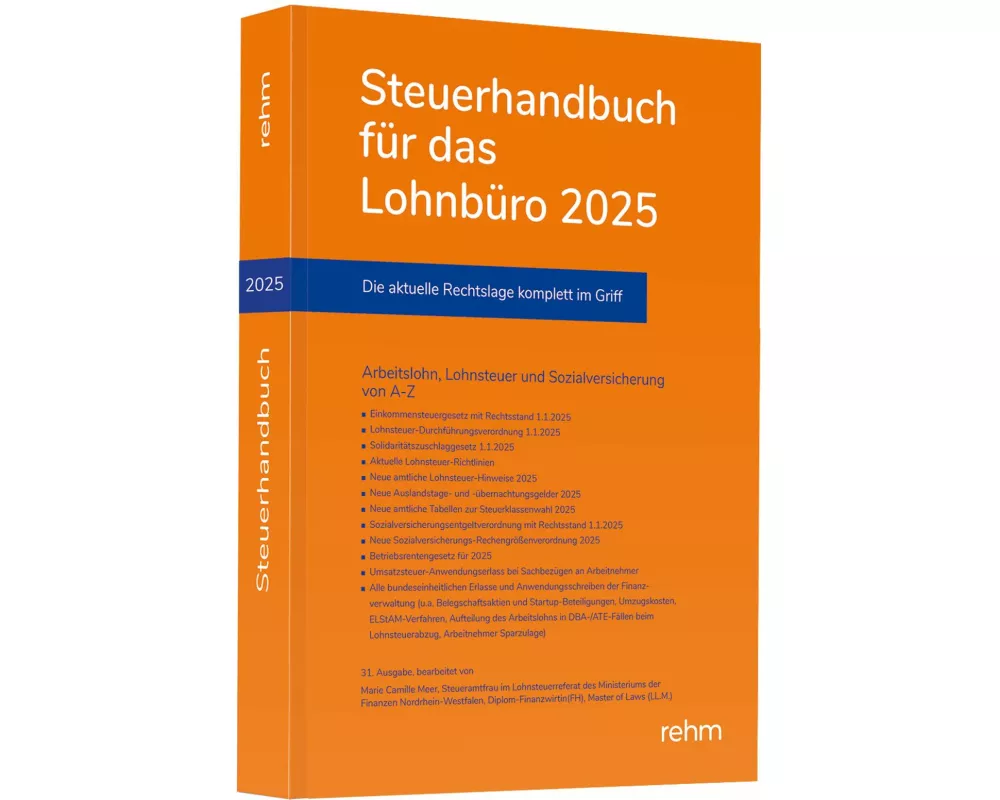 Steuerhandbuch für das Lohnbüro 2025