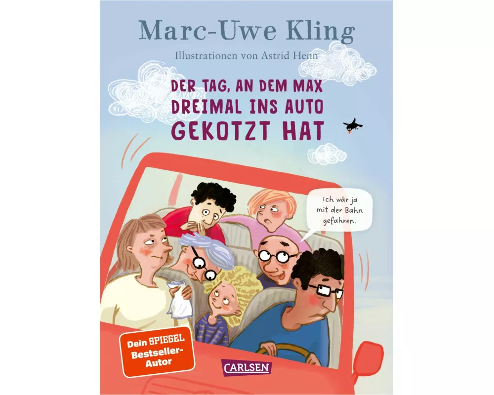 Der Tag, an dem Max dreimal ins Auto gekotzt hat