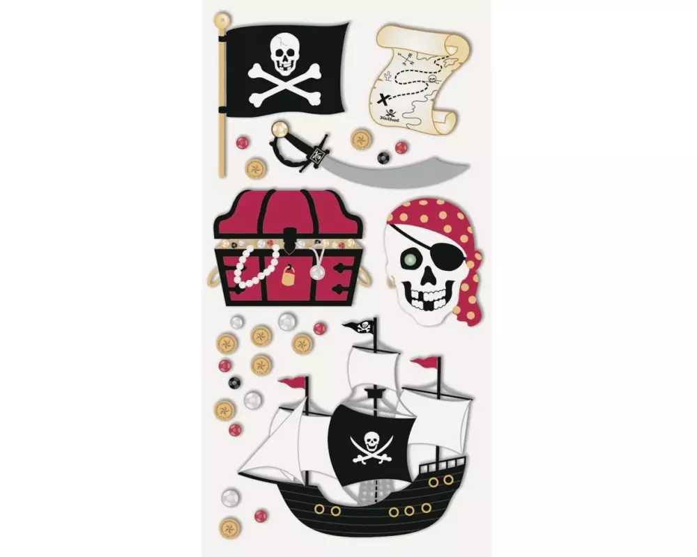 Heyda Motivsticker Mix Piraten