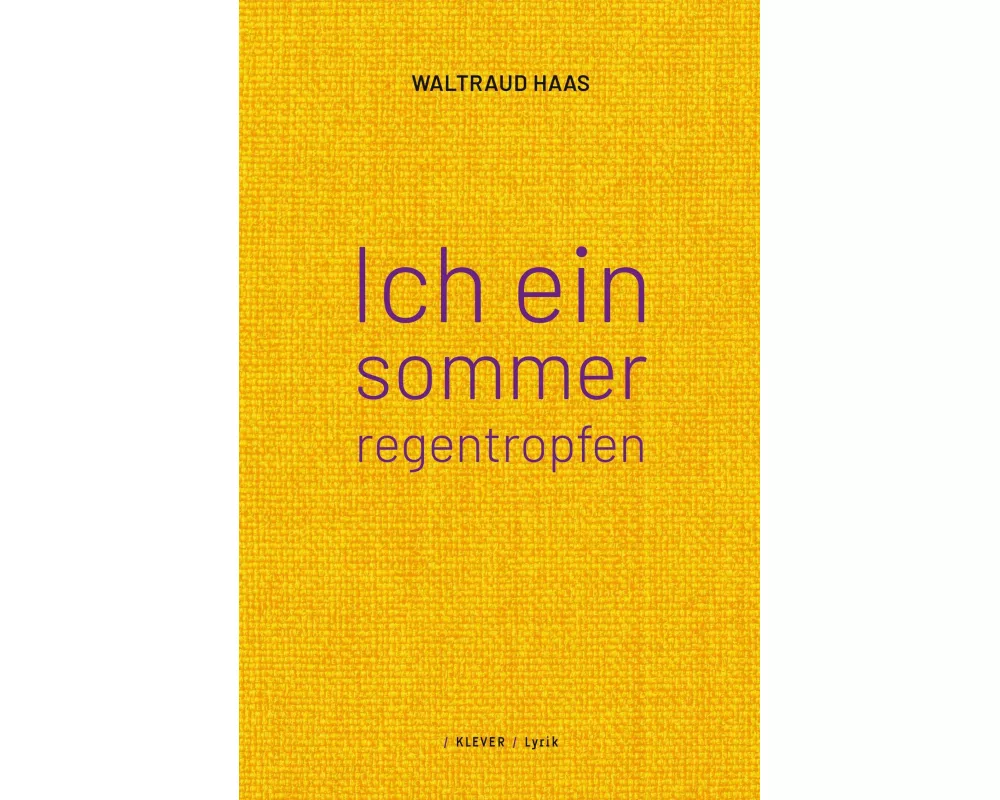 ich ein sommerregentropfen