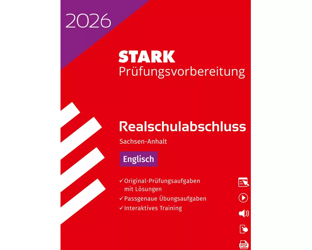STARK Englisch - Realschulabschluss 2026 Sachsen-Anhalt - Prüfungsvorbereitung