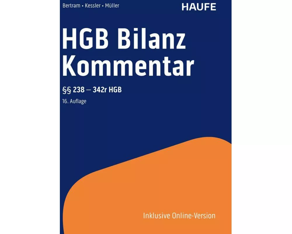 HGB Bilanz Kommentar 16. Auflage
