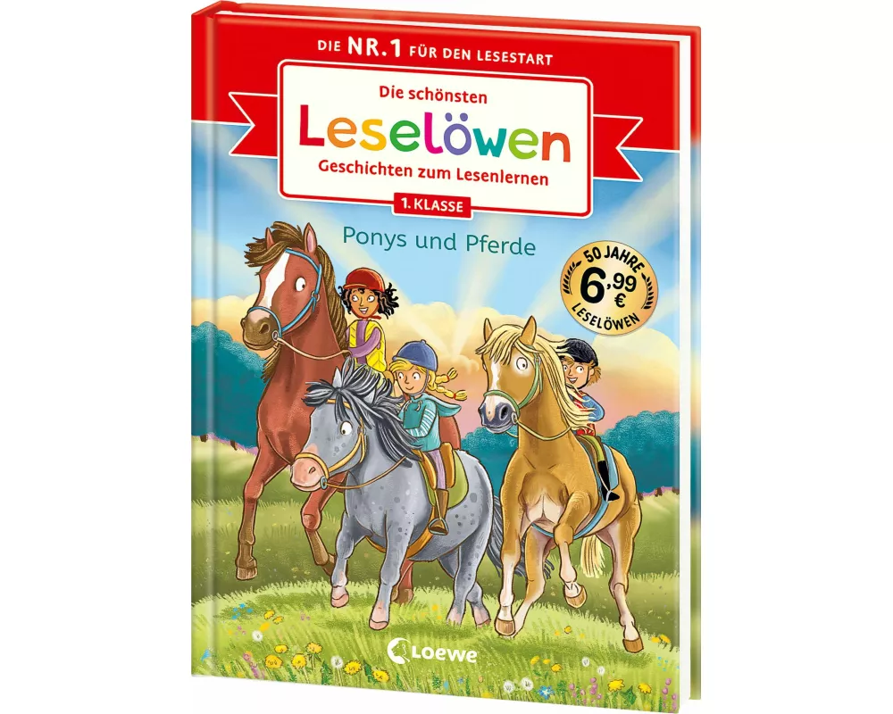 Die schönsten Leselöwen-Geschichten zum Lesenlernen - Ponys und Pferde
