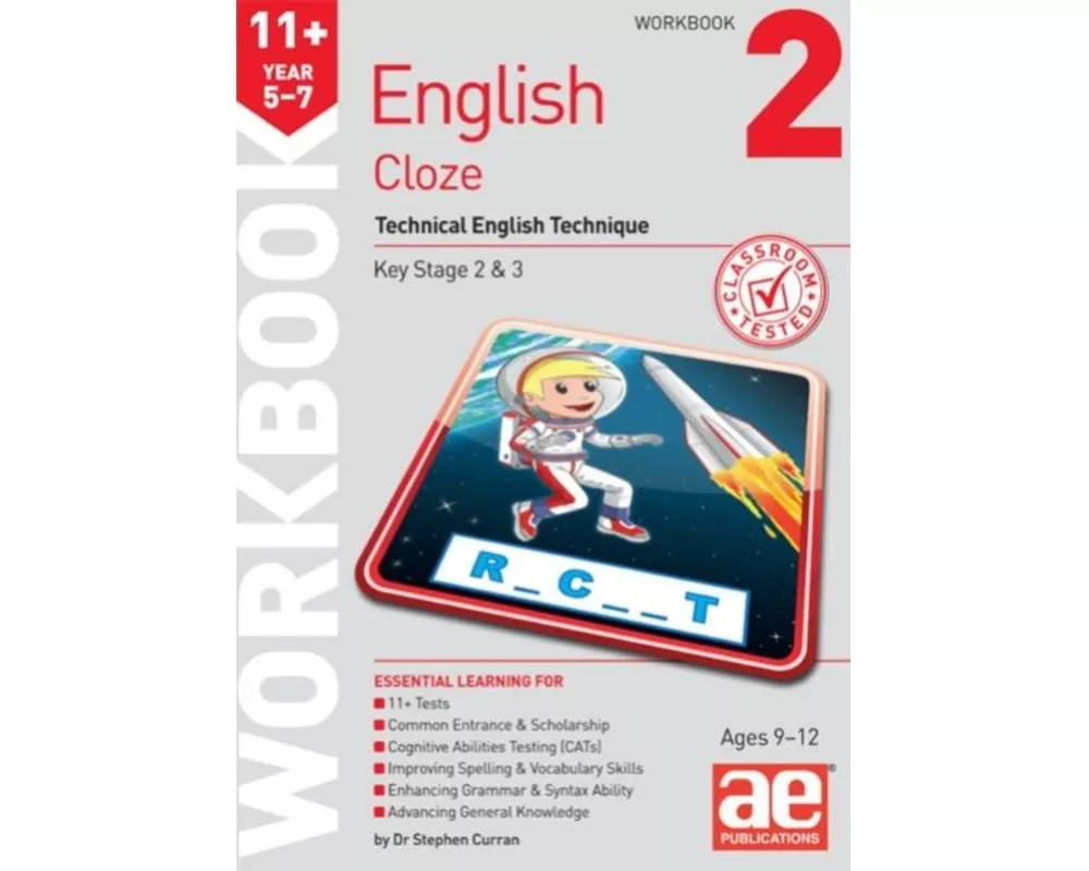 11+ English Year 5-7 Cloze Workbook 2