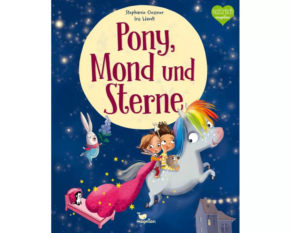 Pony, Mond und Sterne