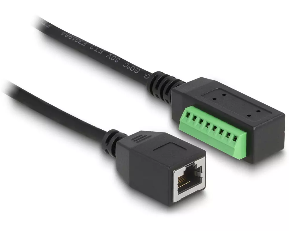 Delock Terminalblock - RJ45 Kabel 1 Stück