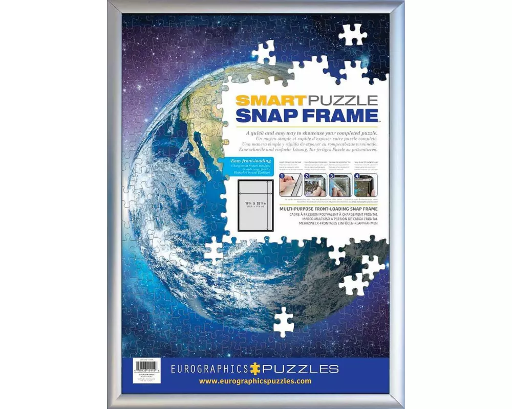 Puzzle Zubehör - Snap Frame - Silver