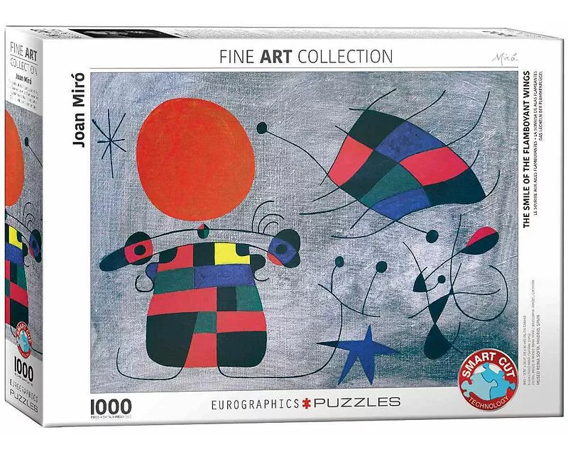Puzzle 1000 Teile - Miró J: Smile of the Flamboyant Wings