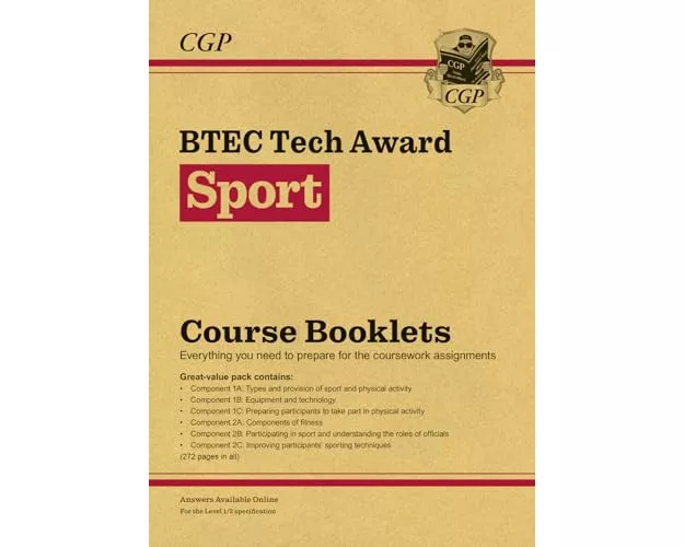 BTEC Tech Award in Sport: Course Booklets Pack (with Online Edition)