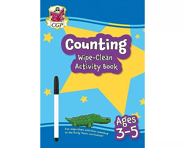 New Counting Wipe-Clean Activity Book for Ages 3-5 (with pen)
