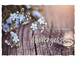 Doppelkarte / plastikfrei / Trauer