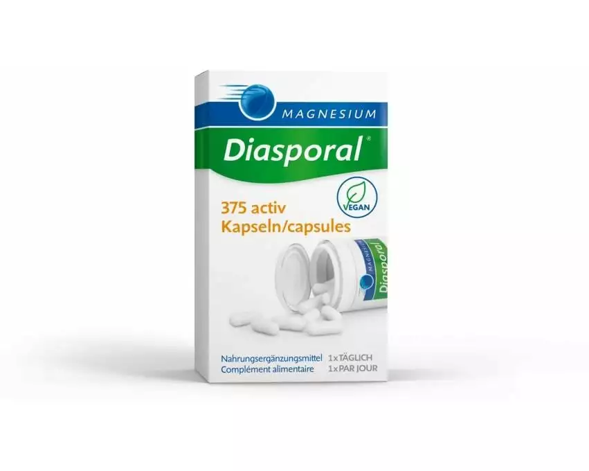 Magnesium Diasporal 375 Activ 50 Kapseln