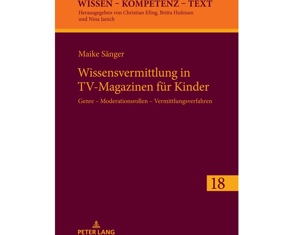 Wissensvermittlung in TV-Magazinen für Kinder