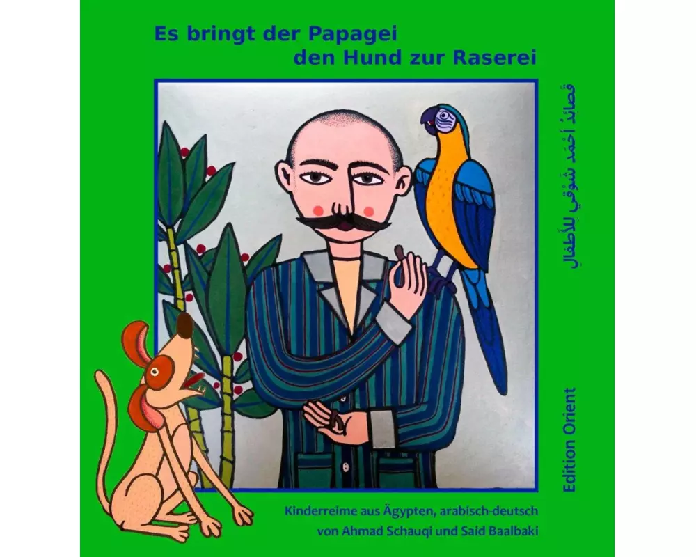 Es bringt der Papagei den Hund zur Raserei