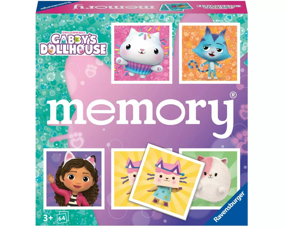 memory Gabby's Dollhouse - Kinderspiel ab 3 Jahre