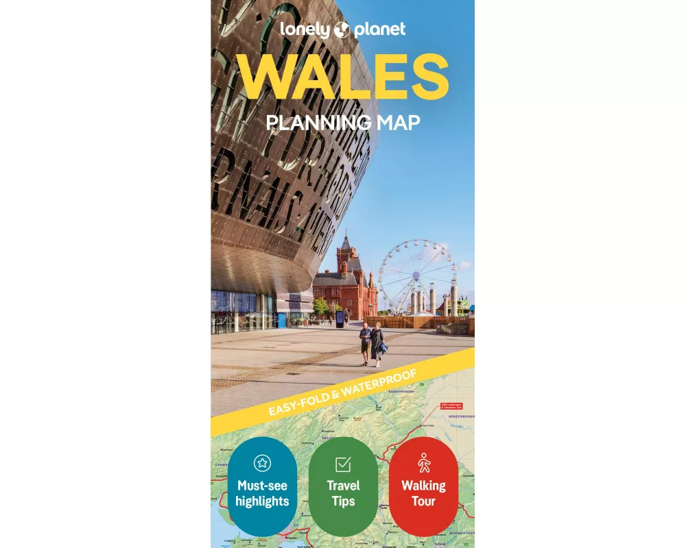 Lonely Planet Wales Planning Map