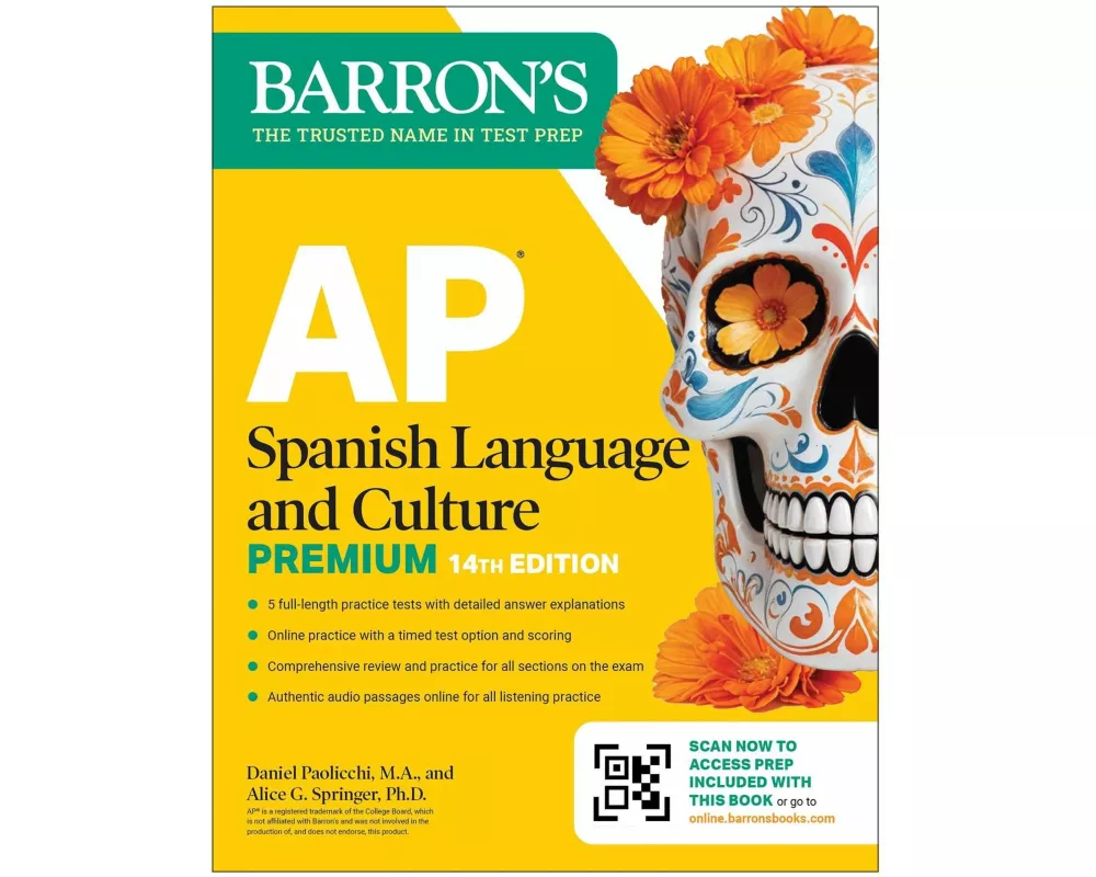 AP Spanish Language and Culture Premium, Fourteenth Edition: Prep Book with 5 Practice Tests + Comprehensive Review + Online Practice (2026)