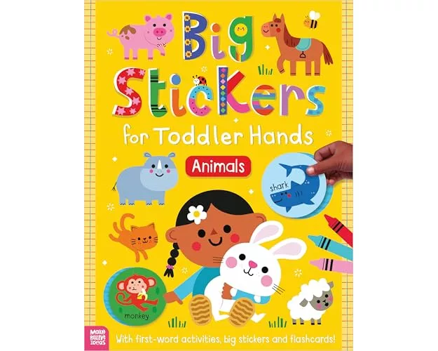 Big Stickers for Toddler Hands: Animals