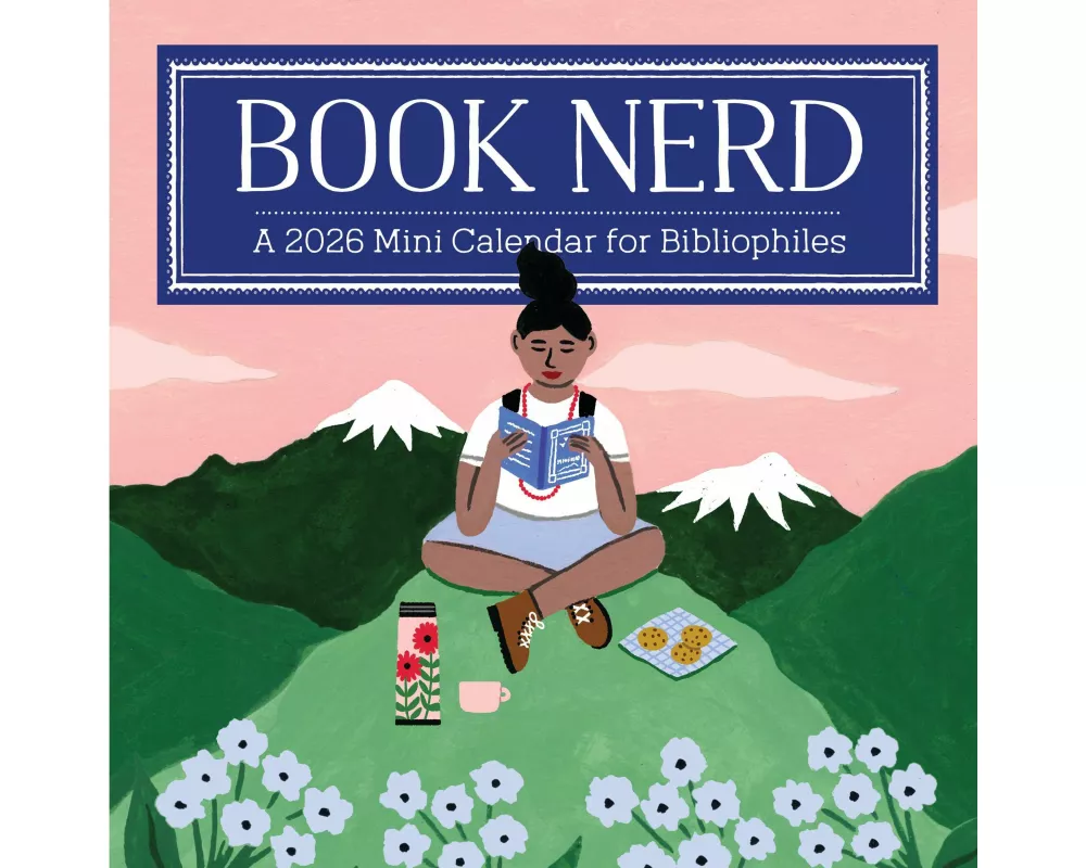 Book Nerd Mini Wall Calendar 2026
