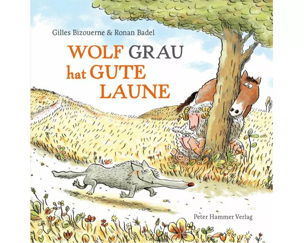Wolf Grau hat gute Laune
