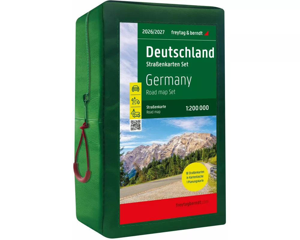 Deutschland, Straßenkarten-Set 1:200.000, 2026/2027, freytag & berndt