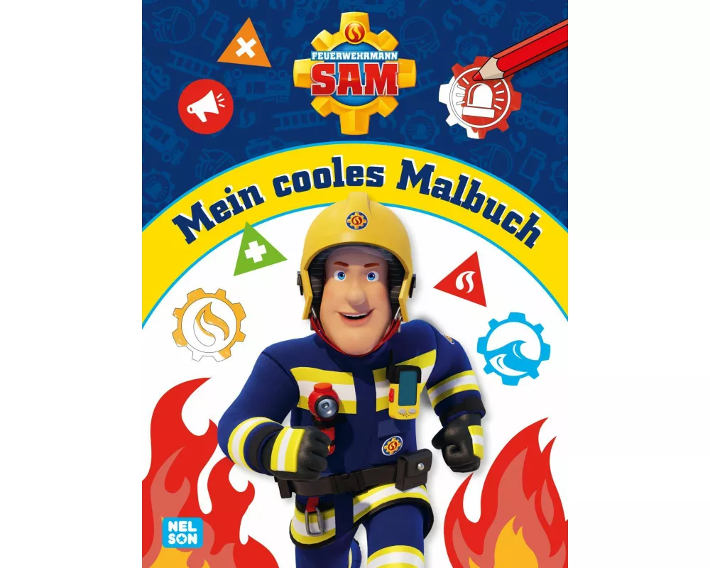Feuerwehrmann Sam: Mein cooles Malbuch