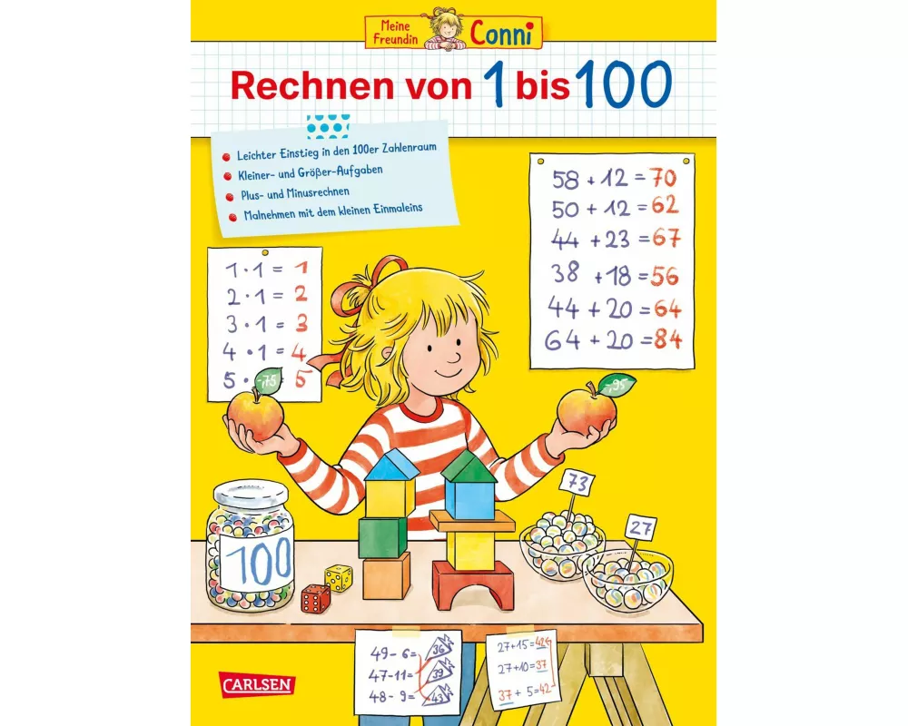 Conni Gelbe Reihe (Beschäftigungsbuch): Rechnen von 1 bis 100