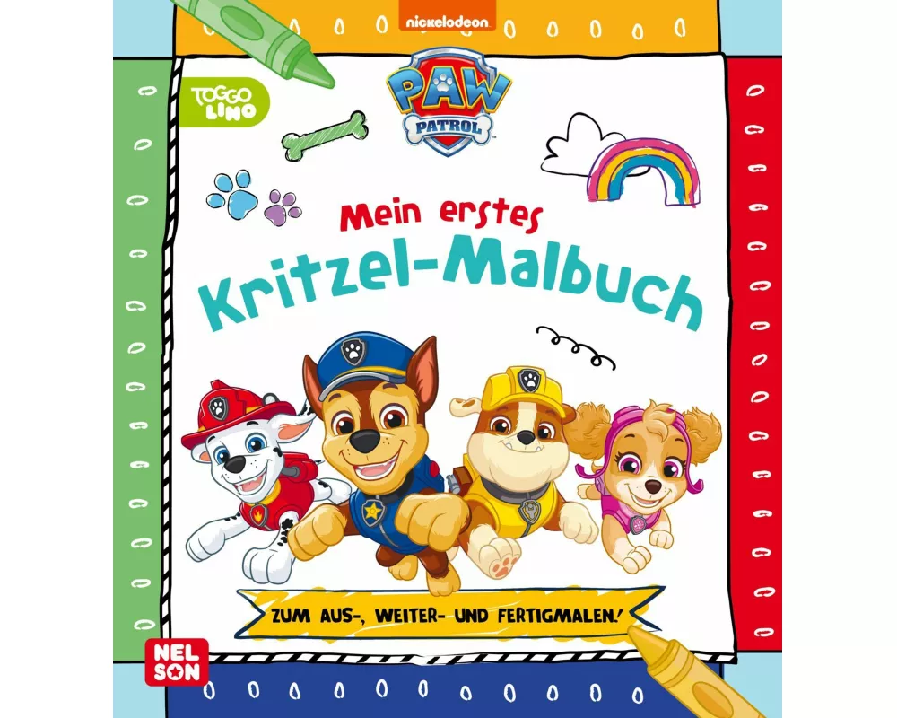 PAW Patrol Kindergartenheft: Mein erstes Kritzel-Malbuch