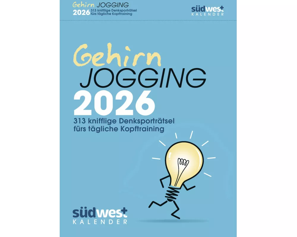 Gehirnjogging 2026 - 313 knifflige Denksporträtsel fürs tägliche Kopftraining - Textabreißkalender zum Aufstellen oder Aufhängen