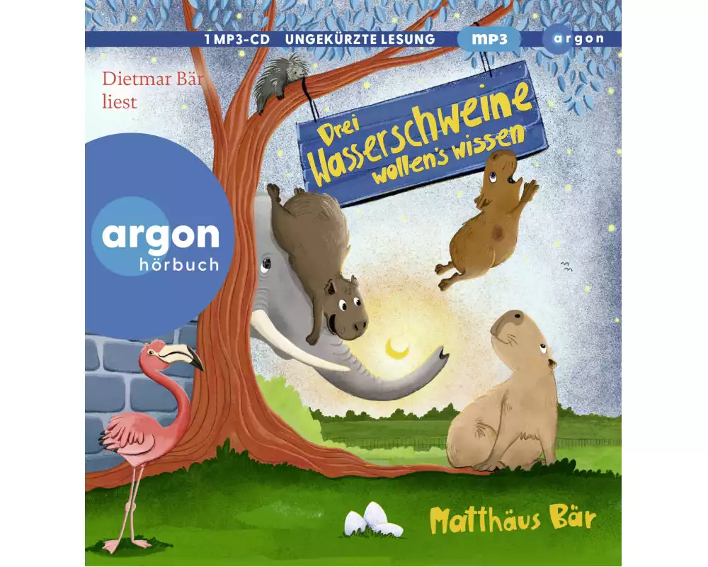 Drei Wasserschweine wollen's wissen