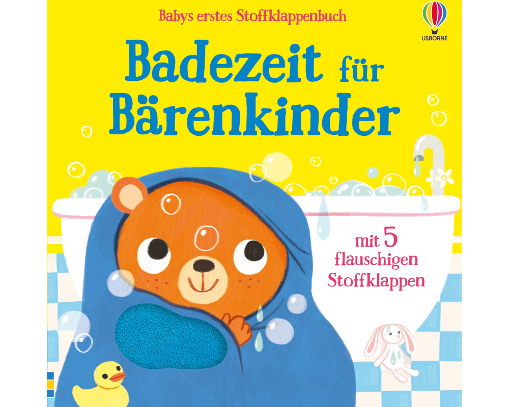 Babys erstes Stoffklappenbuch: Badezeit für Bärenkinder